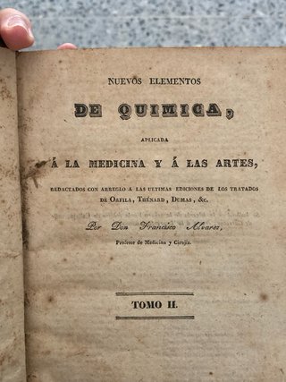 Libro Quimica 1839