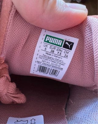 Zapatillas Puma Mujer Rosa Pastel Nuevas
