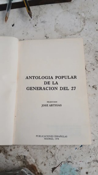 Libro Generación de 27