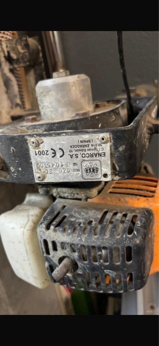 Regla vibratoria hormigón gasolina Enar