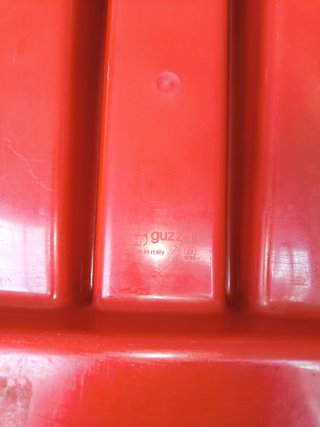 Portaposate Guzzini Design Rosso Made in Italy