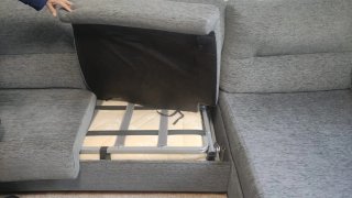 Sofá cama 3 plazas chaise longue con arcón