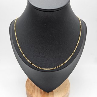 Cadena de Oro 18K, Barbada, Cubana, 3,68gr, 70cm
