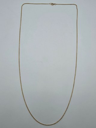 Cadena de Oro 18K, Barbada, Cubana, 3,68gr, 70cm