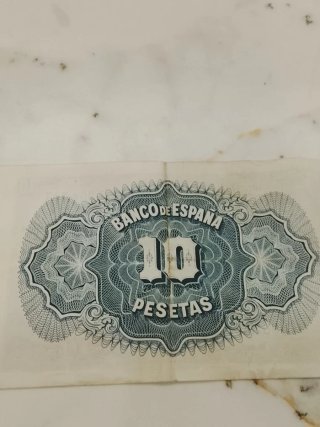 Billete 10 Pesetas Banco de España 1935