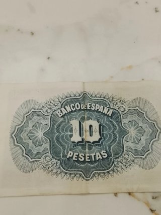 Billete 10 Pesetas Banco de España 1935