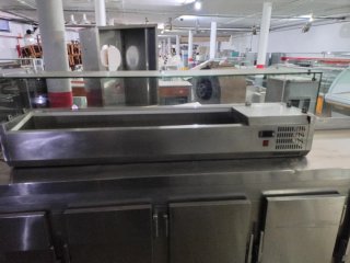Vitrina refrigerada acero inoxidable