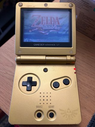 Game Boy Advance SP Zelda Ed. Limitada Completa