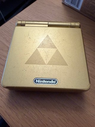 Game Boy Advance SP Zelda Ed. Limitada Completa