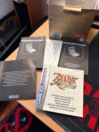 Game Boy Advance SP Zelda Ed. Limitada Completa