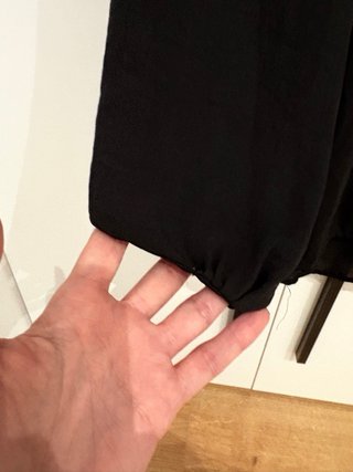 Blusa negra manga 3/4