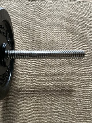 Barra de pesas con discos 10kg