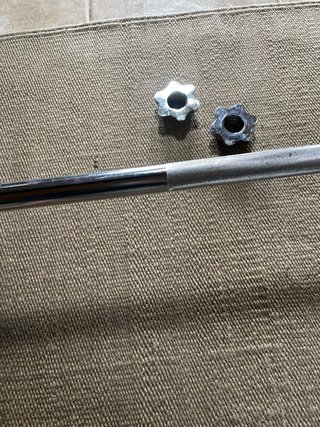Barra de pesas con discos 10kg