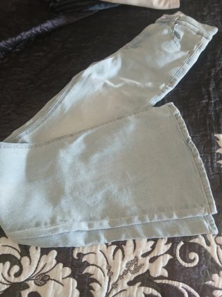 Pantalón campana vaquero mujer talla 32