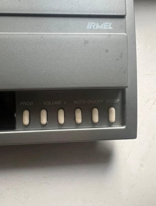 Radiosveglia vintage Irmel FD 1000 grigio