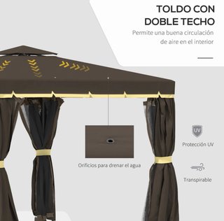Carpa Plegable Marrón