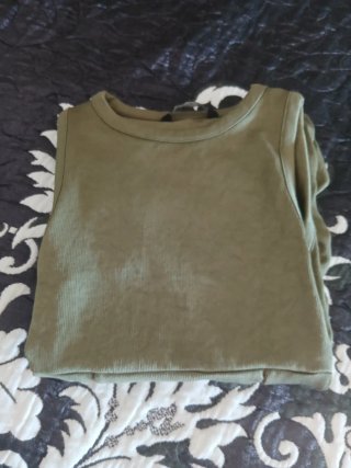 Vestido tubo verde oliva talla XS
