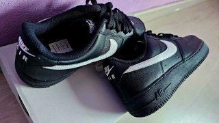 Nike Air Force 1 '07 Zapatillas Negras Blancas