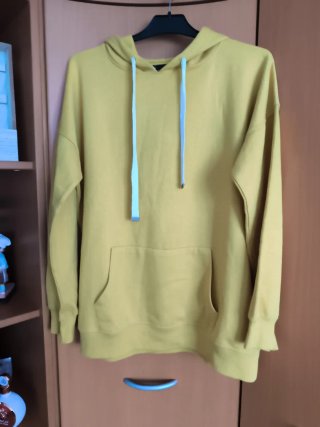 Sudadera chico amarilla talla L