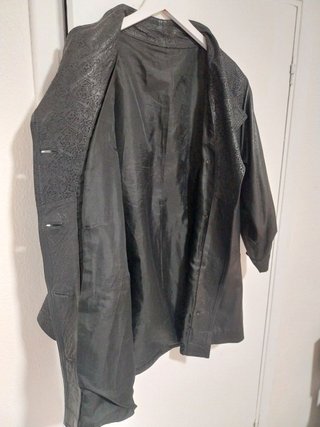 Abrigo Piel Vintage de Sastrería - Estilo Oversize