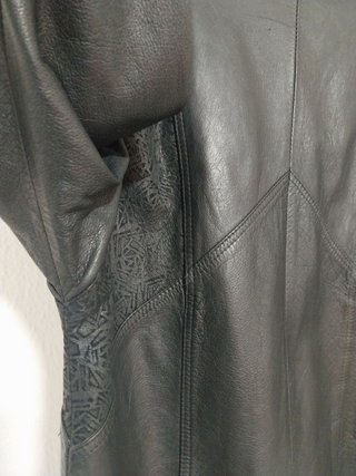 Abrigo Piel Vintage de Sastrería - Estilo Oversize