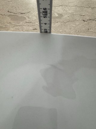 Svuotatasche quadrato in ceramica bianco