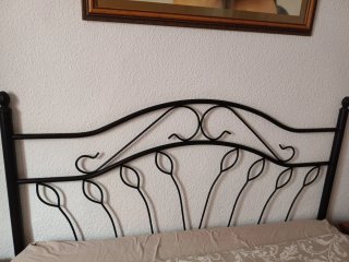 Cabecero Forja Negro 140 cm