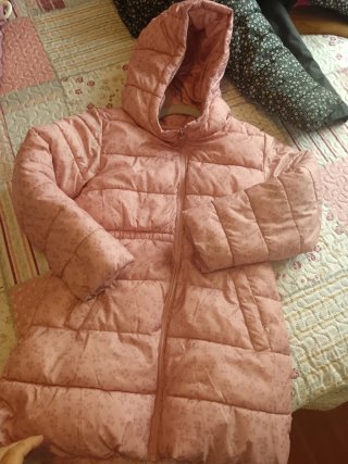Abrigo rosa Mango talla 8/9 años