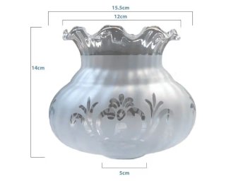 Tulipas de cristal para lámpara