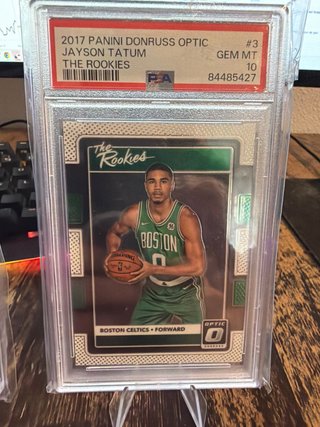 Giannis Antetokounmpo & Jayson Tatum Rookie PSA 10