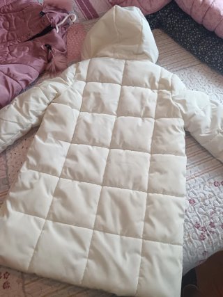 Abrigo blanco niña 8/9 años