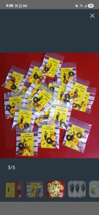 Kit Reparación Inyectores Bosch. Juego 6 unid.