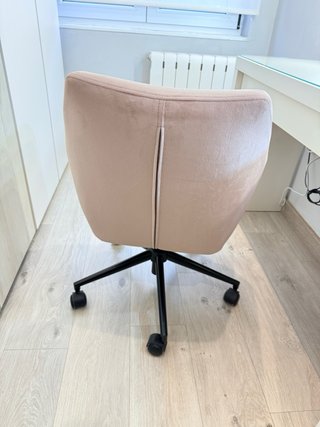 Silla escritorio terciopelo rosa Westwing