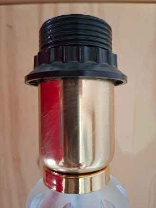 Lámpara Vintage Francesa Vianne Cristal Firmado