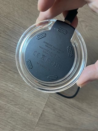 Cargador Inalámbrico Rápido 15W Minimalista