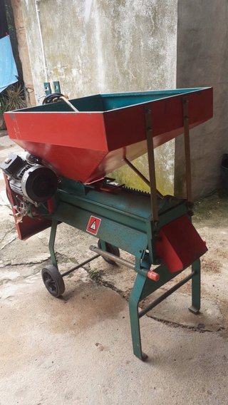 Máquina despellejadora de almendras