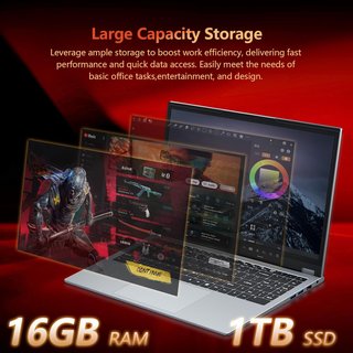 Portátil 2 en 1 15,6” táctil Ryzen 3 / 16GB / 1TB