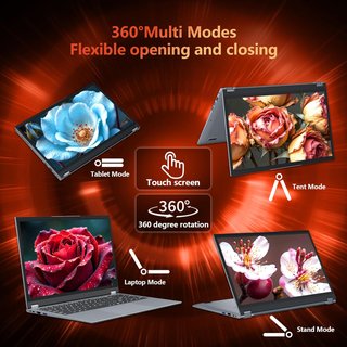 Portátil 2 en 1 15,6” táctil Ryzen 3 / 16GB / 1TB
