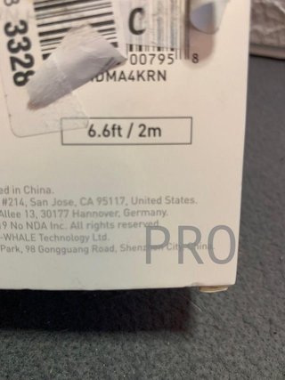 Cable usb C