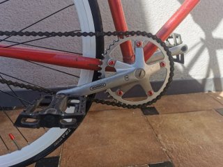 Bicicleta Fixie Retro Roja (Orbea 28")