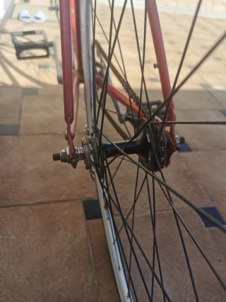 Bicicleta Fixie Retro Roja (Orbea 28")