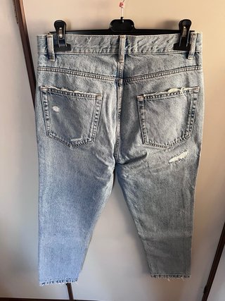 Jeans Zara chiari strappati