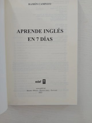 Aprende inglés en 7 días