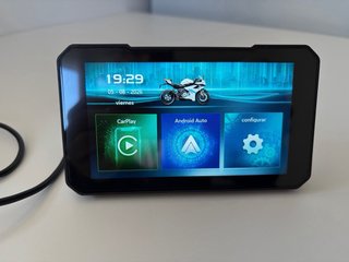Pantalla GPS Moto CarPlay Android Auto