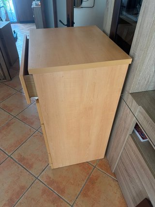 Cómoda de madera 5 cajones