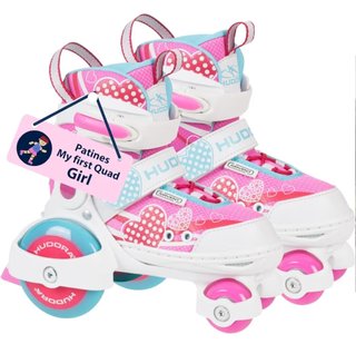 Patines Quad Niña HUDORA Talla Ajustable