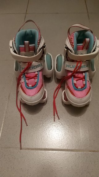 Patines Quad Niña HUDORA Talla Ajustable