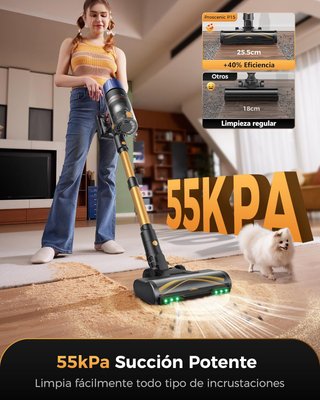 Aspiradora Proscenic P15 sin Cable