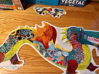Puzzle Dragón Gigante marca Djeco