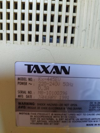Monitor TAXAN KX-445 MDA monocromo